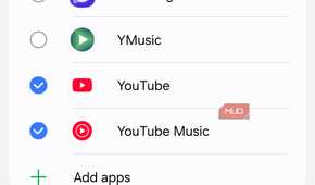 Separate App Sound choose audio apps