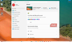 Settings in Windows