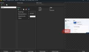 Share X app image effects menu