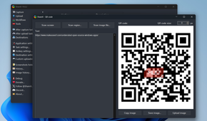 ShareX QR code scanner tool
