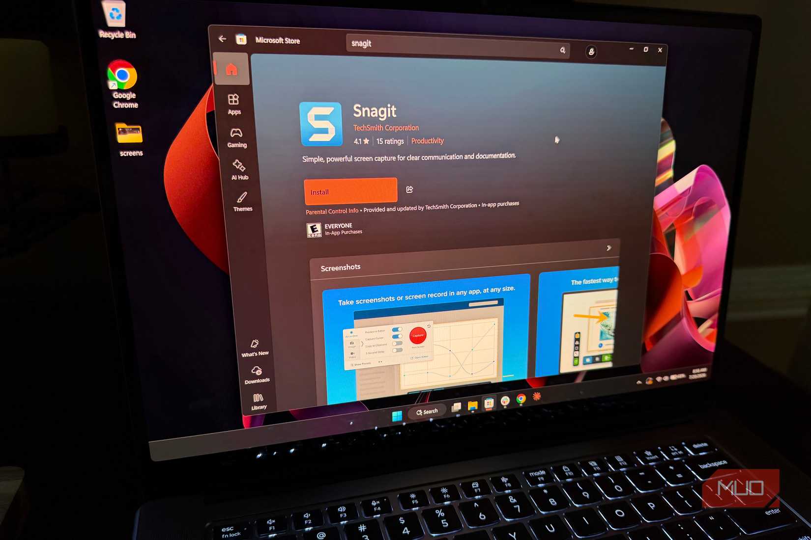 snagit download in windows store