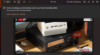 snipping tool toolbar