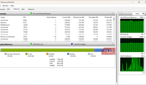 Standby memory on Resource Monitor