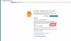 Initial warning prompt for Sunshine