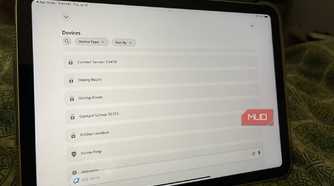 The list of devices in an Amazon Alexa app on an iPad