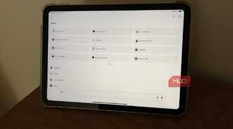 The more section in Alexa on a tablet