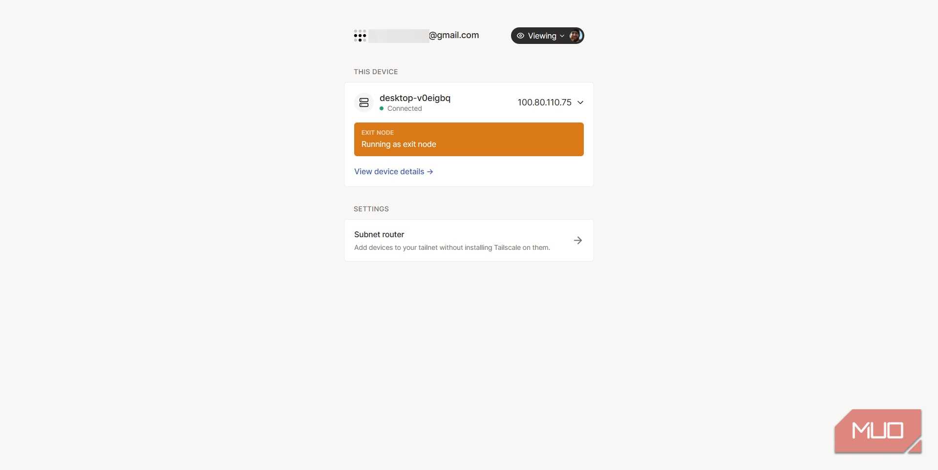 tailscale enable subnet router settings