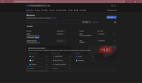 Tailscale main dashboard.