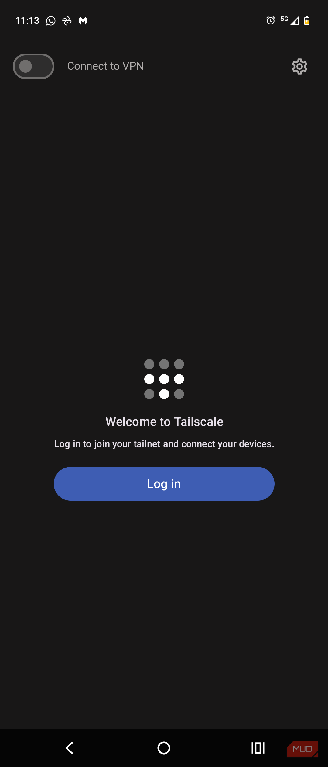 tailscale mobile app sign up