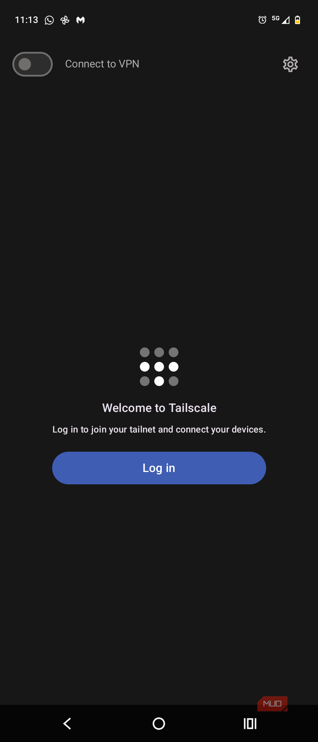 tailscale mobile app sign up