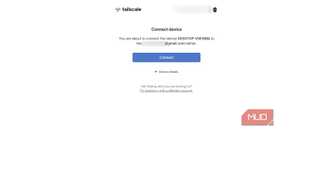 tailscale web app connect devices to email