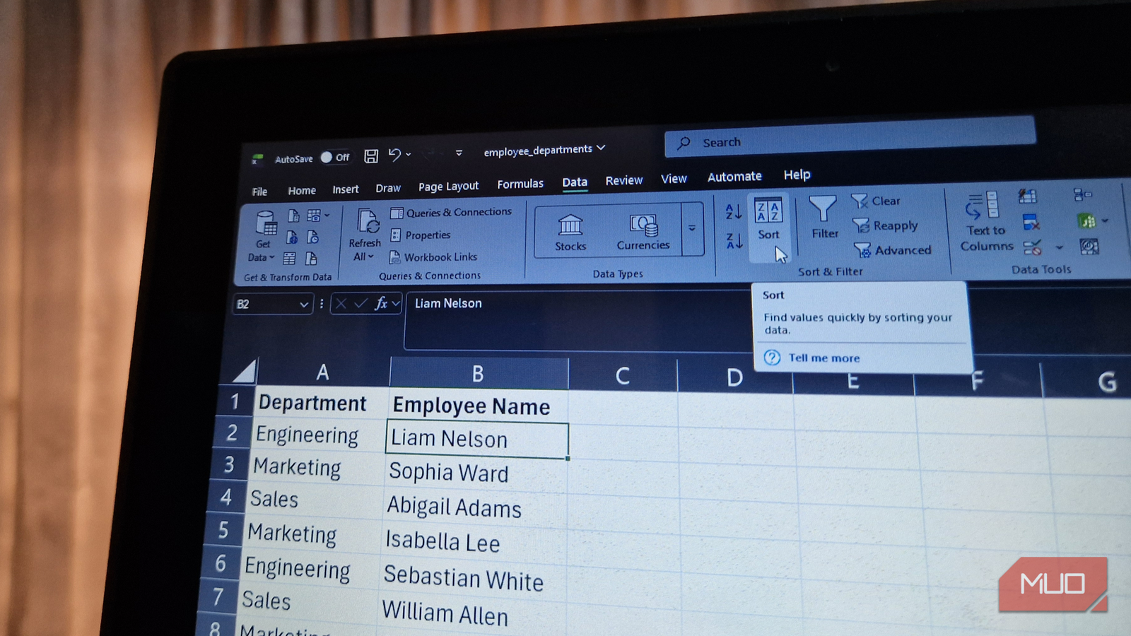 I didn't realize Excel could sort by multiple columns this easily — now I use it constantly