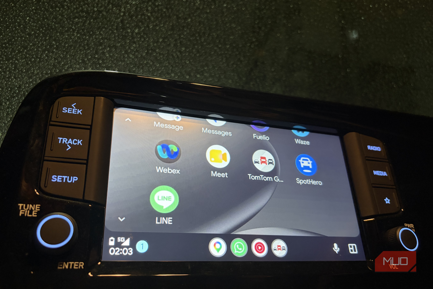 TomTom Go app icon on Android Auto