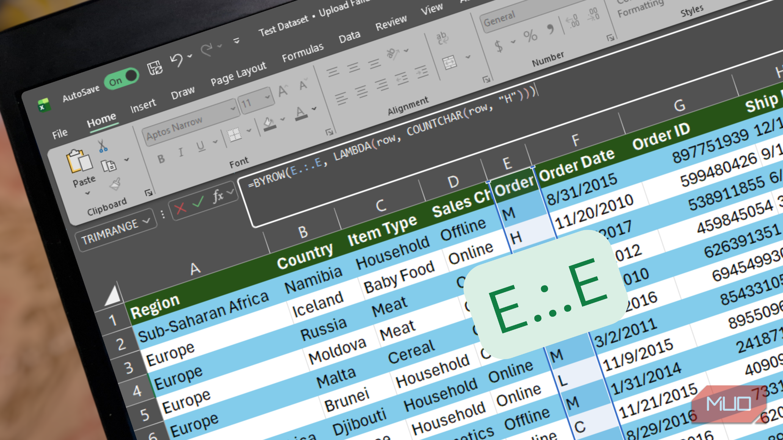 I added two dots to my Excel references and my slow workbook came back to life