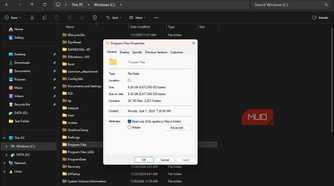 Verifying programs file size