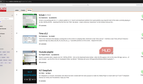 VLC add-ons on VideoLAN website