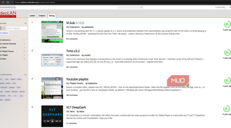 VLC add-ons on VideoLAN website