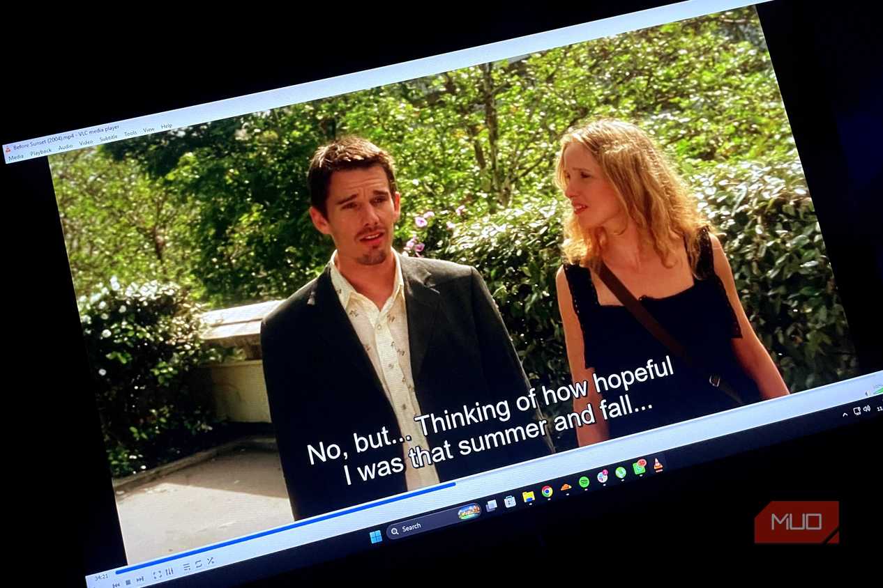 VLC subtitles in movie