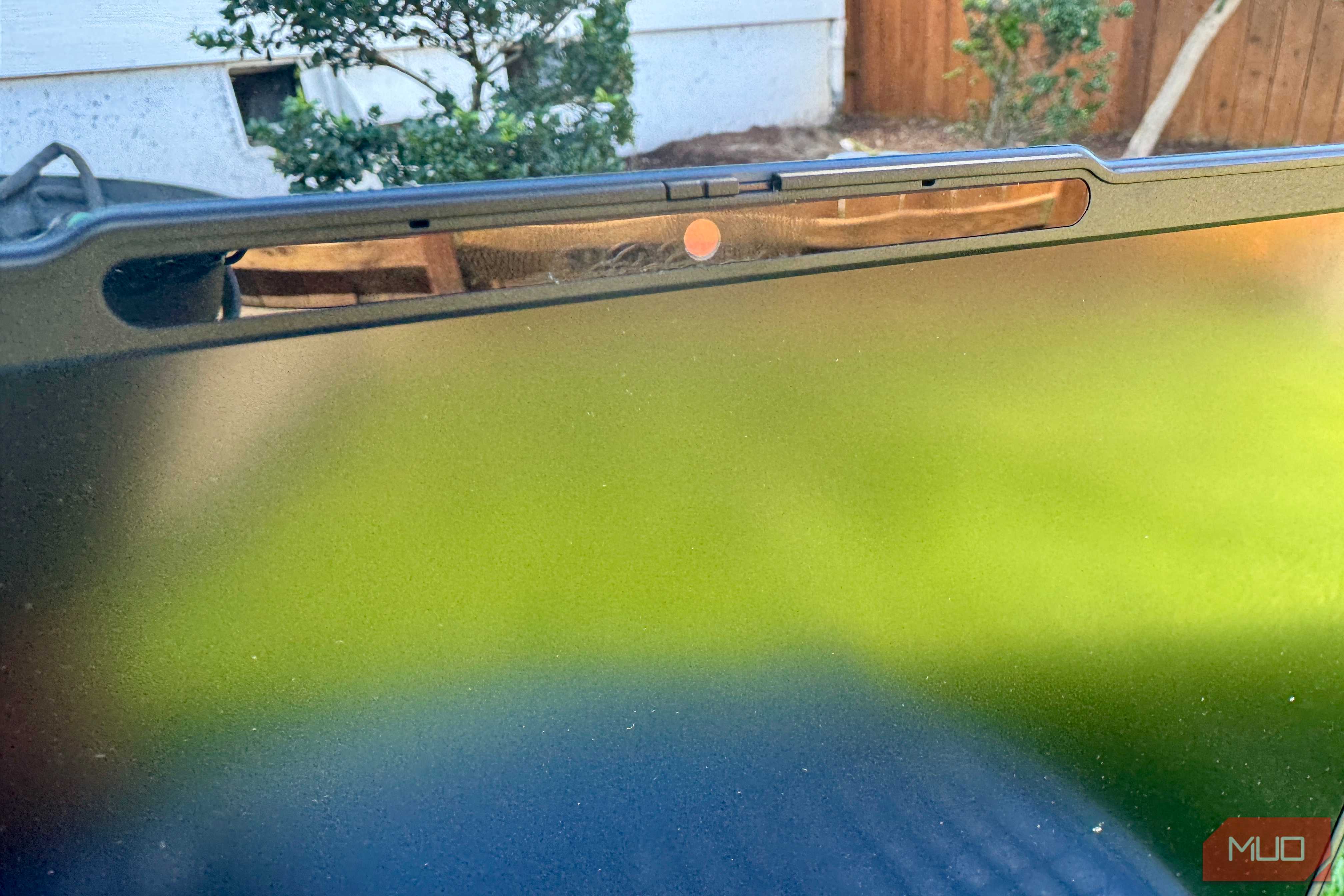 Webcam with privacy shield closed