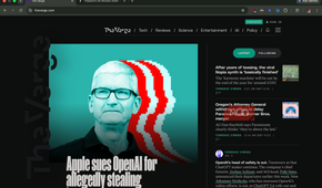 website after enabling the extension