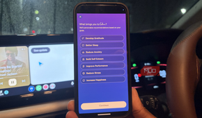 What brings you Calm page on Pixel 10 Pro