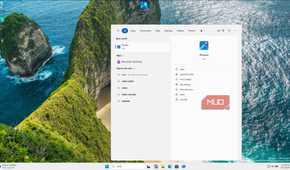 Windows 11 Search Menu Photos App Results Coastal Cliffs Background