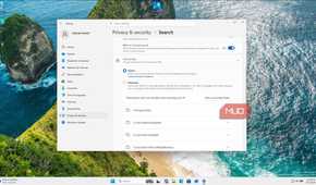 Windows 11 Settings Privacy Security Search Configuration Window