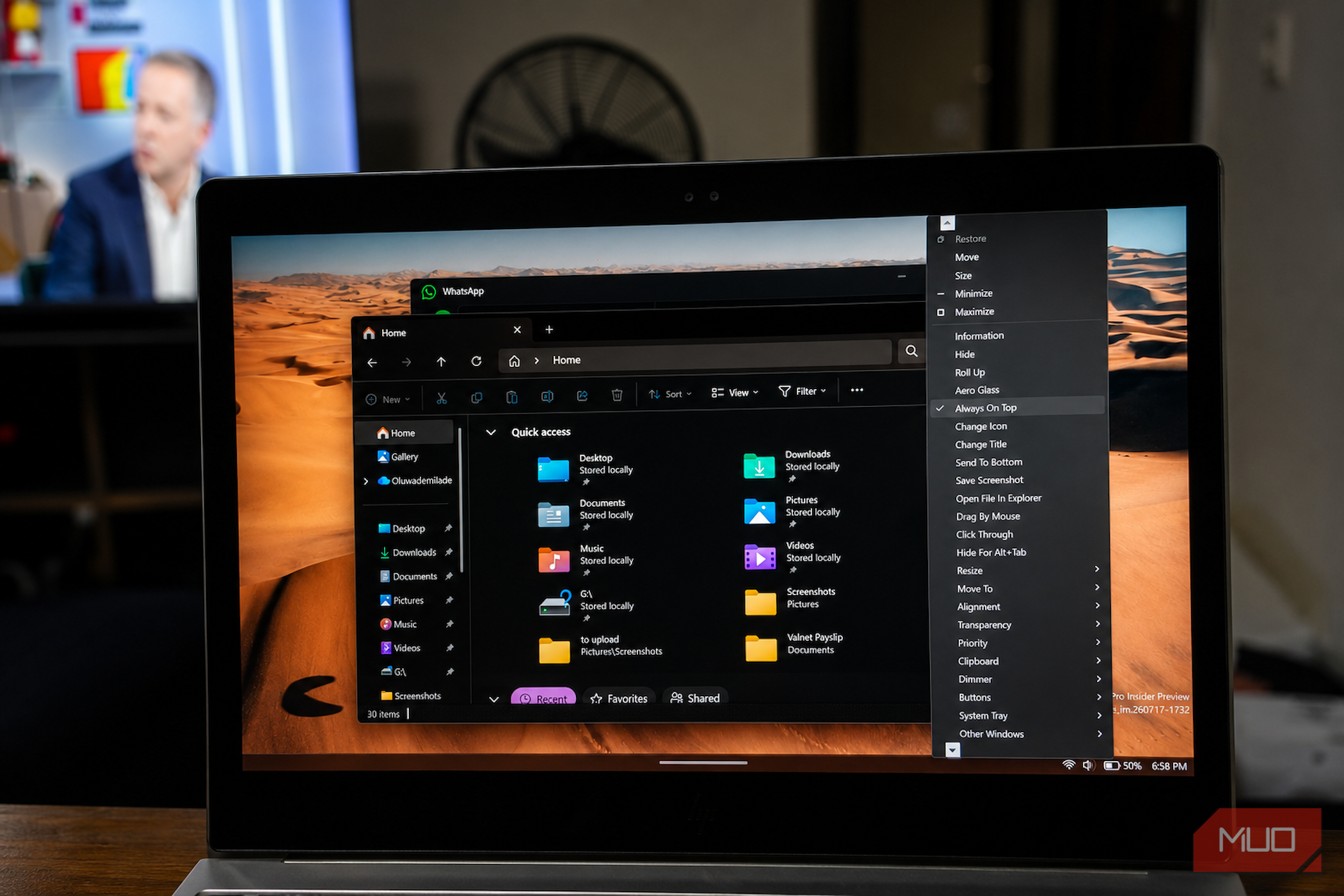 Every Windows title bar should have come with this hidden menu