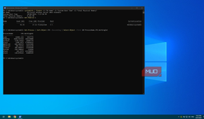 Using PowerShell on Windows server to display systems stats