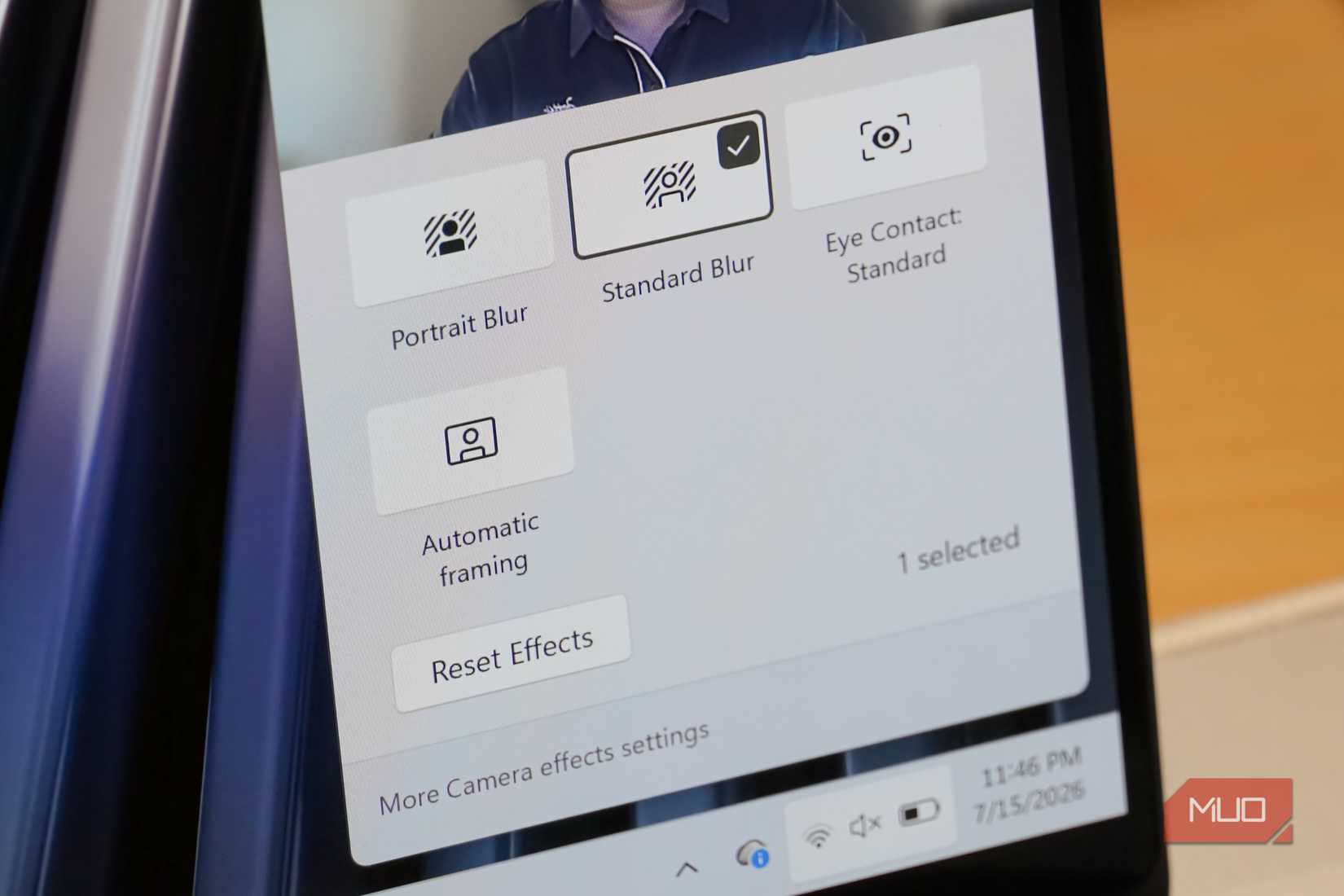 Toggle Windows Studio effects in Copilot+ PC Quick Settings.