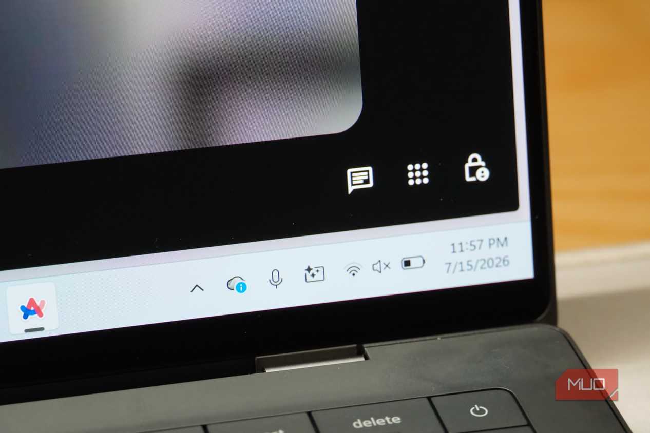 Windows Studio Effects panel in the quick settings of a Copilot+ PC.
