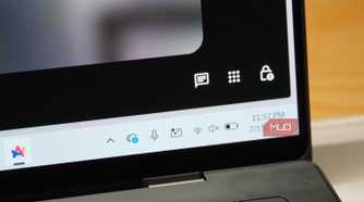 Windows Studio Effects panel in the quick settings of a Copilot+ PC.