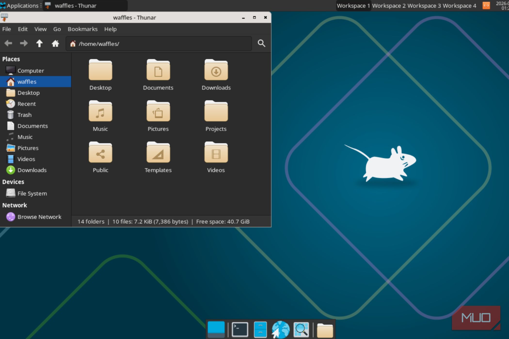 Using XFCE on Wayland
