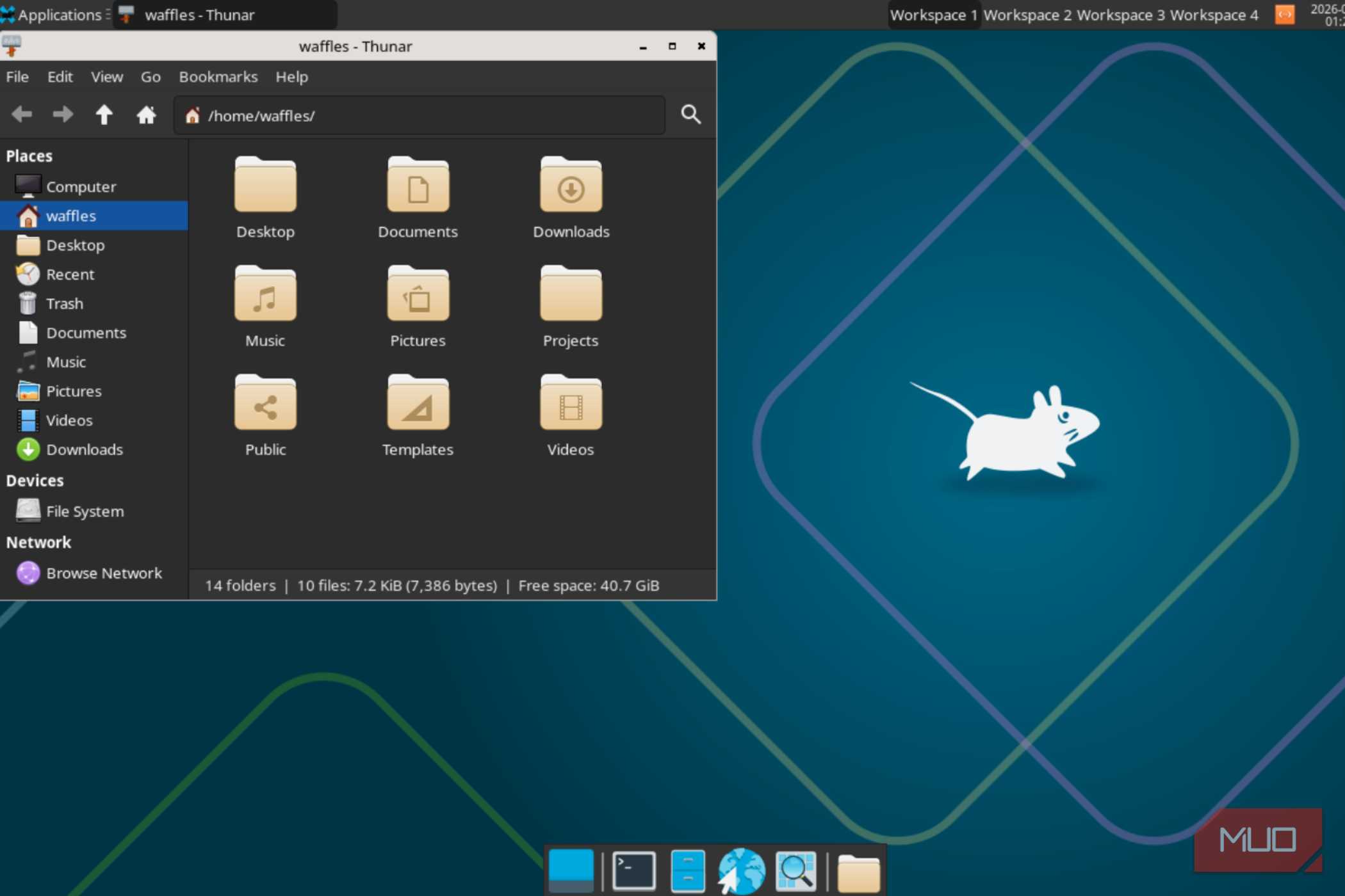 Using XFCE on Wayland