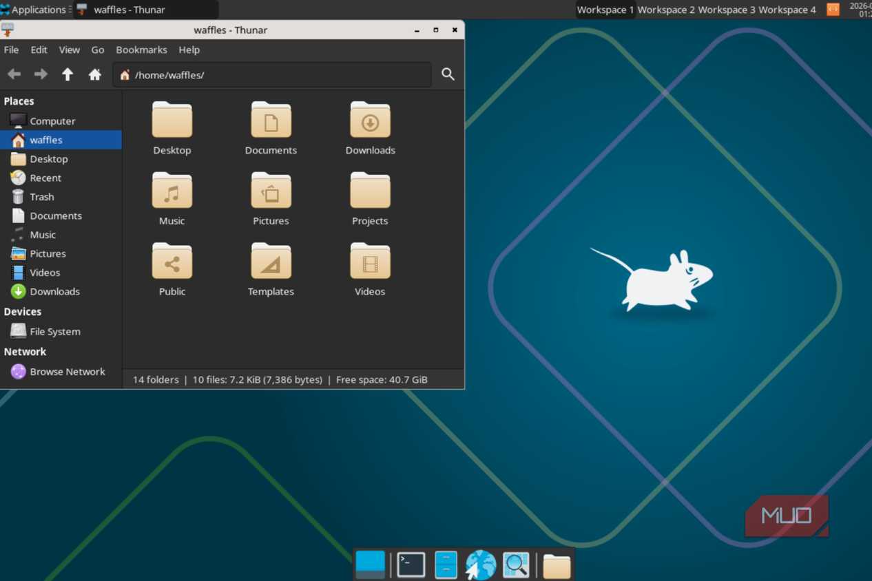 Using XFCE on Wayland