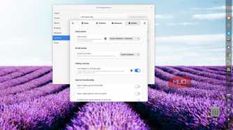 Zorin panel settings showing the option to cycle through open windows and minimize them with a single click