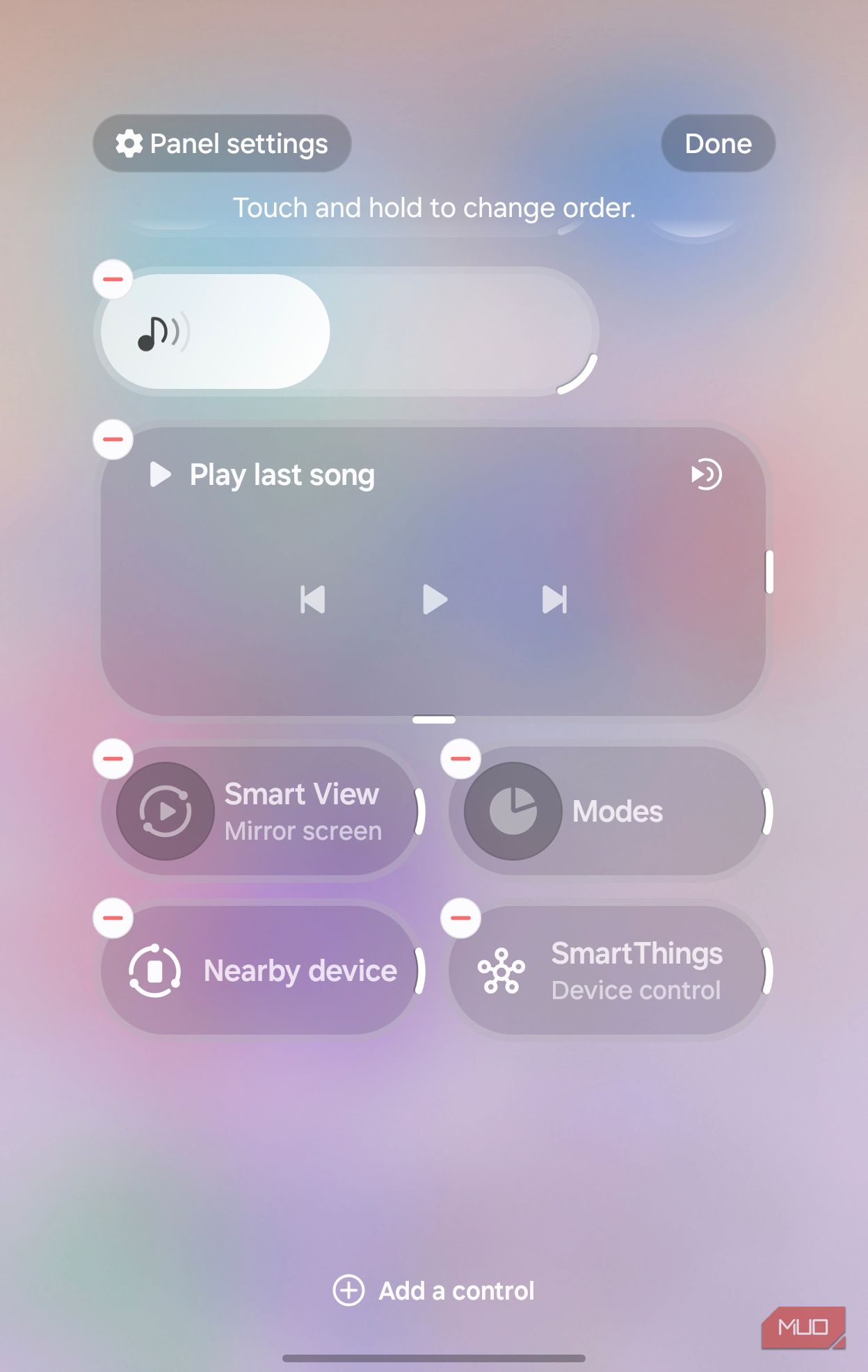 add a control