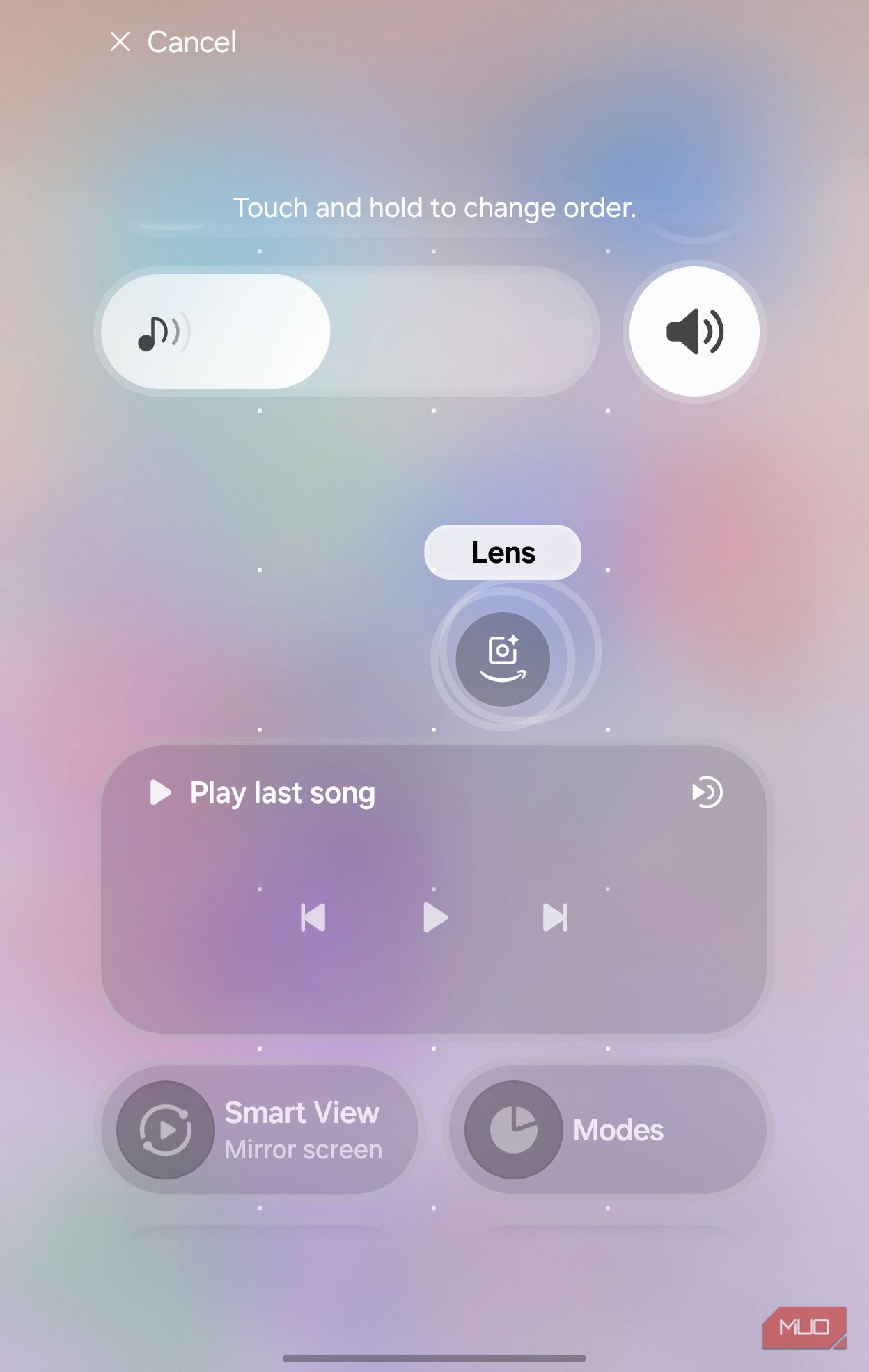 adding Amazon lens to the menu
