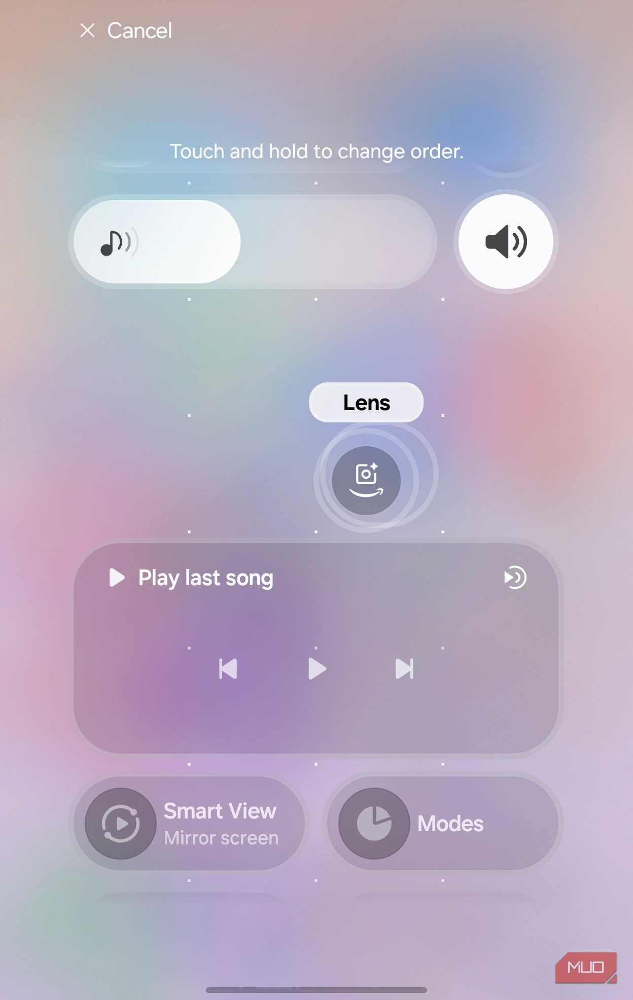 adding Amazon lens to the menu