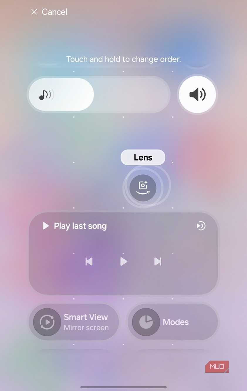 adding Amazon lens to the menu