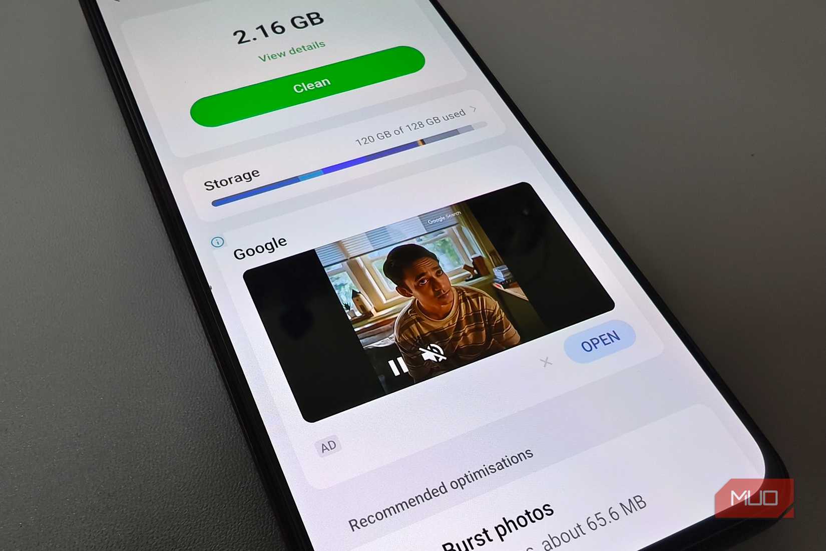 Ads inside the phone's own system app