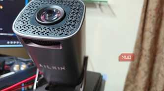 Top down view of the projector