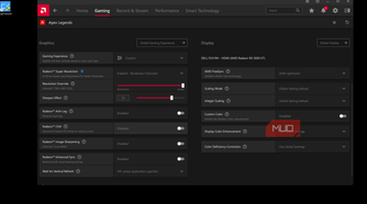 Radeon Boost enable