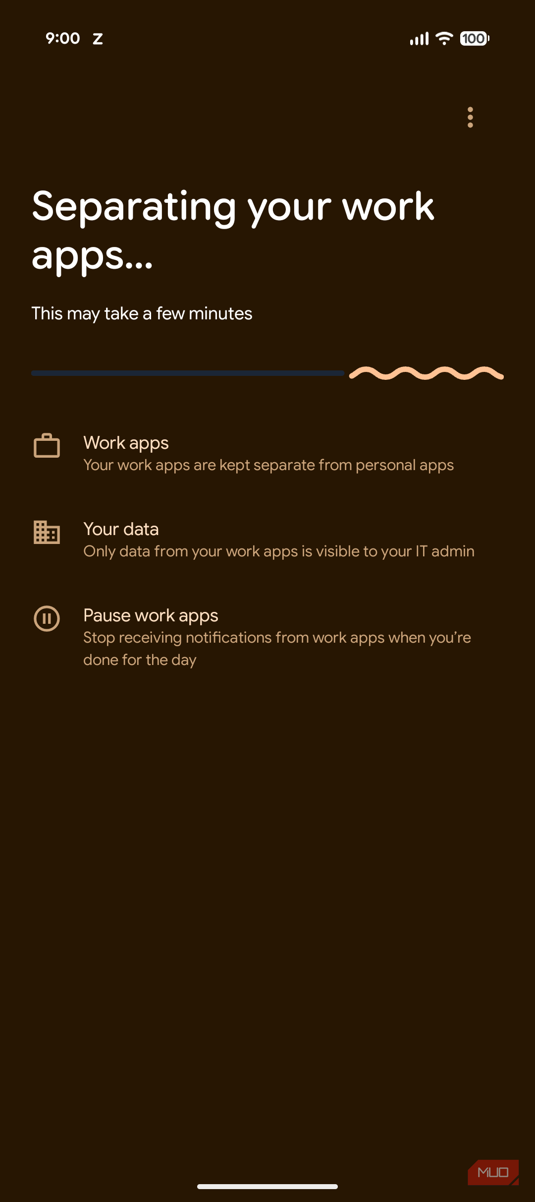 Android 17 searching for work apps