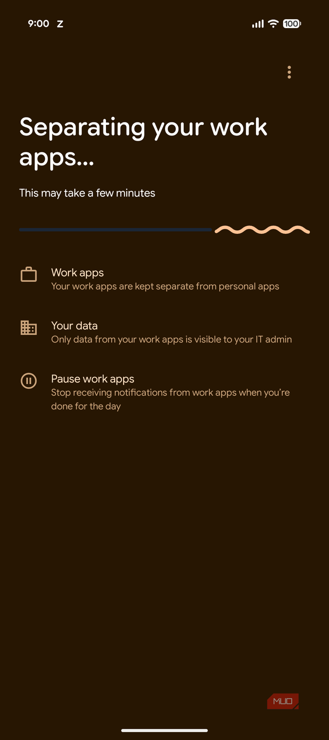 Android 17 searching for work apps