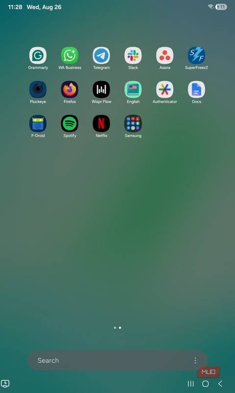 app list for no notifications