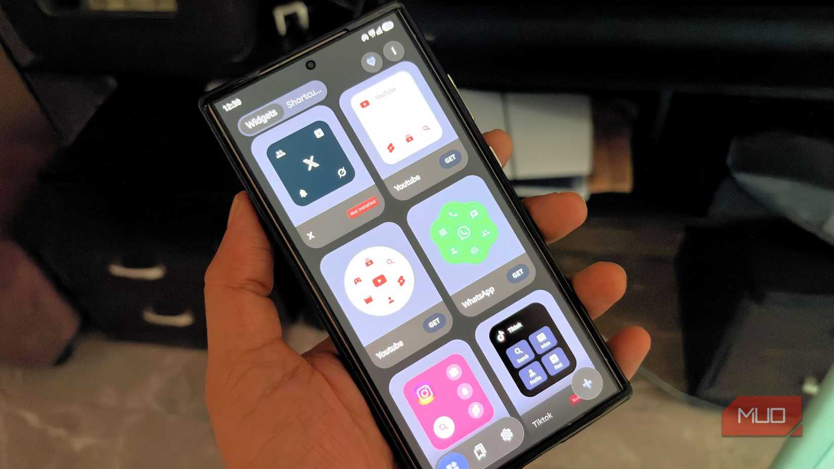 AsWidget widgets tab