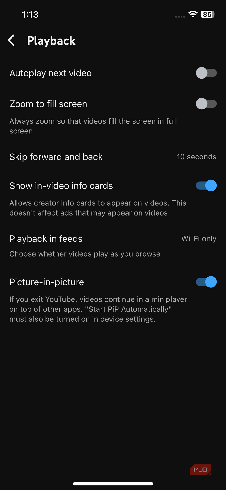 youtube autoplay