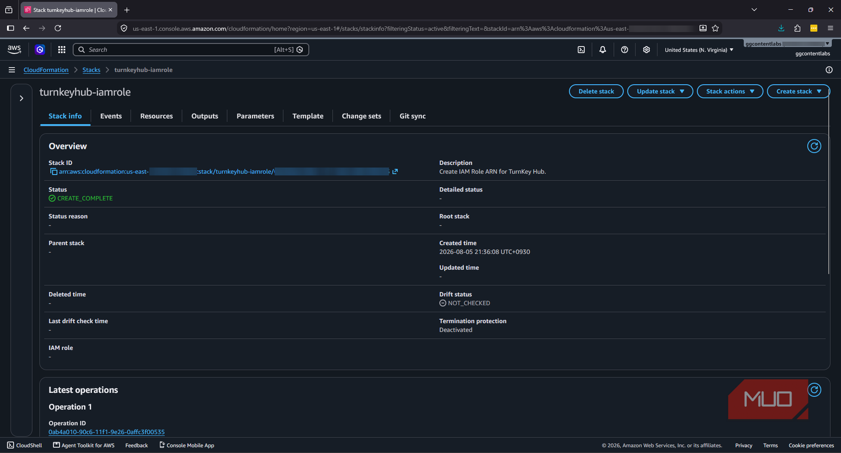 AWS IAM role stack for TurnKey Hub TKLBAM
