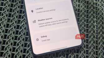 Breezy Weather app settings on Android phone